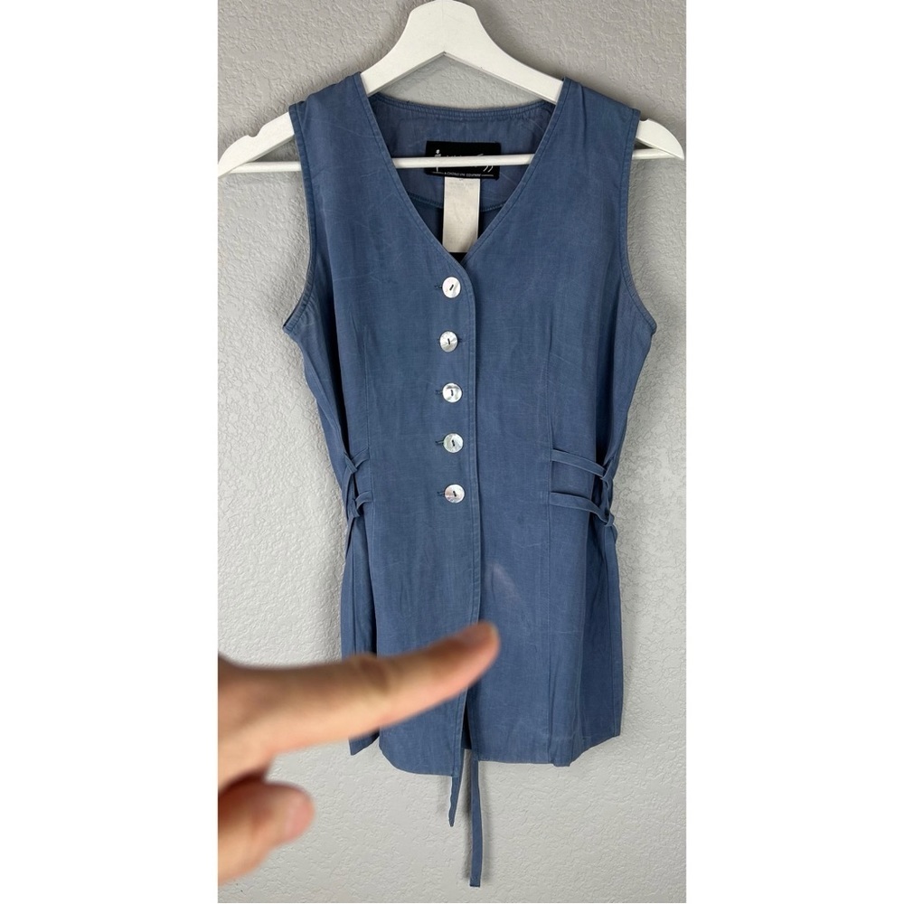 All That Jazz Vintage 90s Womens Vest and Pant Suit Resortwear, size Small 5/6 - Picture 8 of 15